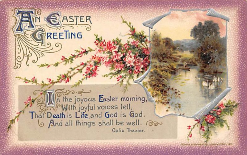 Holiday Easter Winsch Publishing Writing on back 