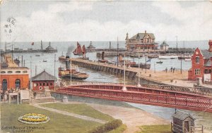 uk50804 swing bridge and harbour lowestoft uk