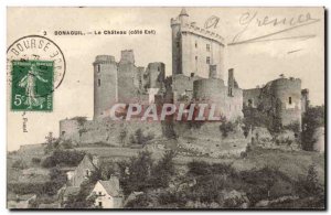 Bonaguil Old Postcard The castle (East Coast)