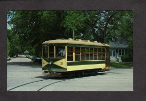 CO Fort Ft Collins Municipal Railroad Railway Trolley Car Colorado Postcard