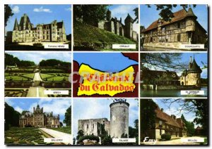 Postcard Modern Castles and Manors of Calvados