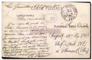 Postcard Old Train Gennevilliers