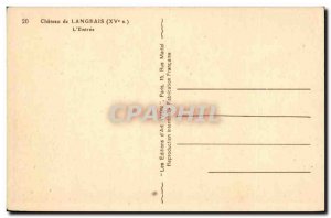 Langeais - L & # 39Entree - Old Postcard