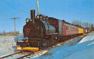 Tank Switcher Train Baldwin Locomotive Illinois Railroad Museum Union postcard