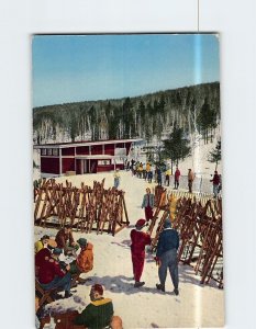 Postcard Ski Resort Mt. Sunapee State Park Mt. Sunapee New Hampshire USA