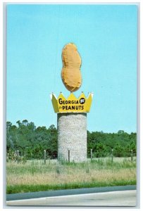 c1960's Monument To Georgia's Number 1 Cash Crop Ashburn Georgia GA Postcard