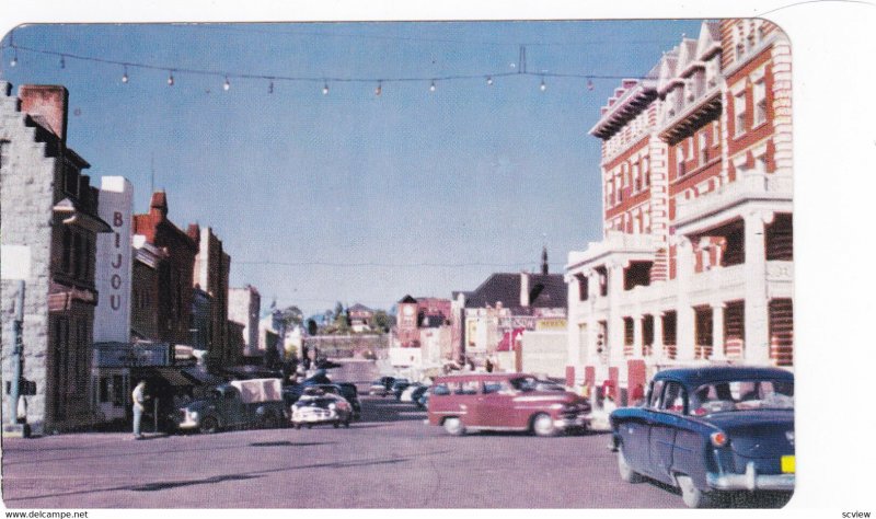 KENORA , Ontario , Canada , 40-50s; Main Street, Classic Cars