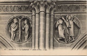 CPA BAYEUX La Cathedrale - Adam et Eve (1250384)