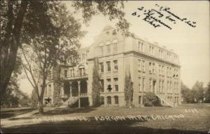 Chicago IL Morgan Hall c1910 Real Photo Postcard