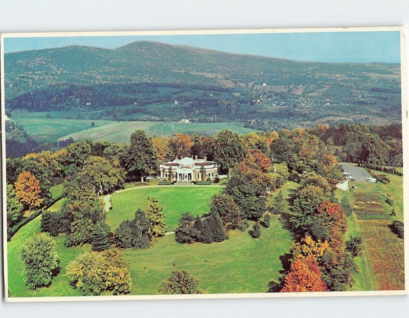 Postcard Aerial View of Monticello Charlottesville Virginia USA