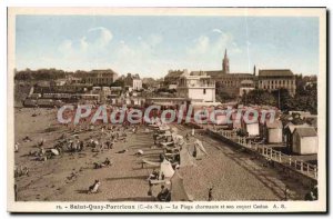 Old Postcard SAINT-QUAY-PORTRIEUX Beach Casino