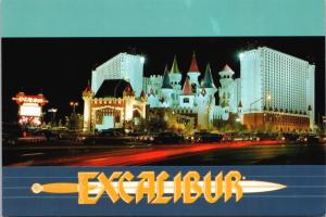 Excalibur Hotel Casino Las Vegas NV Nevada Unused Vintage Postcard D37