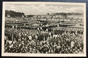 Mint Germany Postcard RPPC Concentration Camp KZ Buchenwald Prisoners