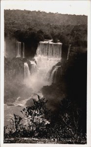 Argentina Misiones Cataratas Del Iguazu Salto Bosetti Vintage RPPC C115