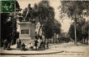 CPA CHOISY-le-ROI Statue de Rouget de l'Isle Avenue Gambetta (569858)