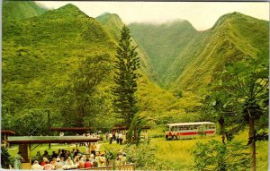 Postcard TOURIST ATTRACTION SCENE Kepaniwai Park Hawaii HI AK1769