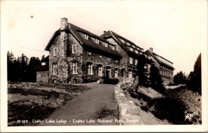 Three Real Photo Postcards Crater Lake Lodge at Crater LakeNational Park  Oregon