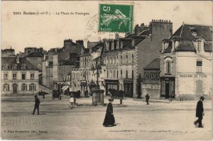 CPA Redon Place de Bretagne (1236725)