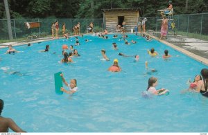 ELLERBE , North Carolina , 1950-60s ; Millstone 4-H Camp, swimming pool