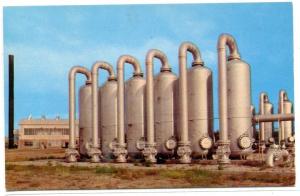 Natural Gas Booster Station Greensburg Kansas postcard