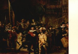 Postcard The Nightwatch Rembrandt Harmensz Van Rijin Rijksmuseum Amsterdam