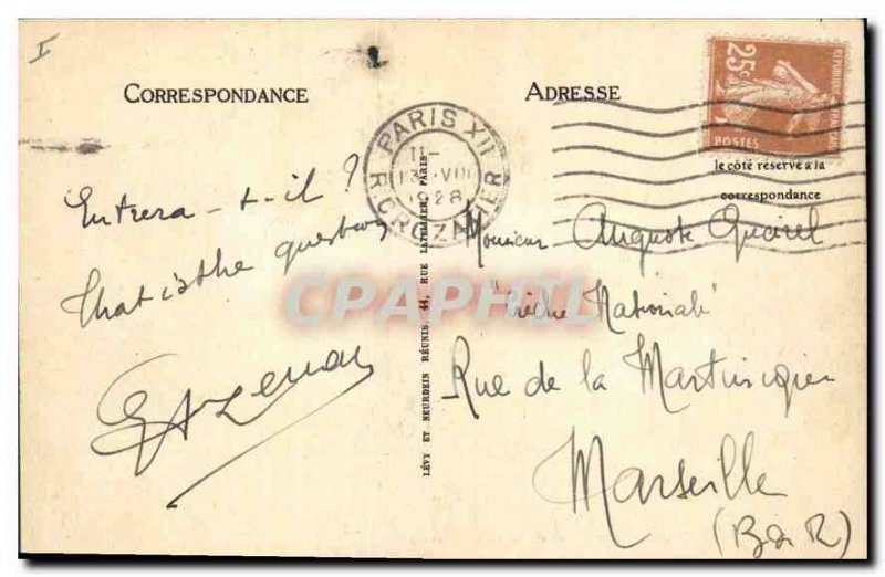 Postcard Old Paris Eighth Place de la Concorde