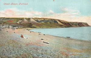Chesil Beach Portland Dorset England UK Vintage Postcard Valentine's Series
