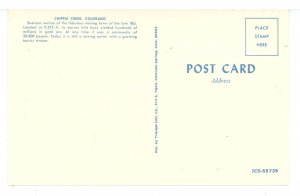 CO - Cripple Creek. Street Scene ca 1957