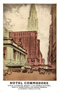 New York City Hotel Commodore 1952