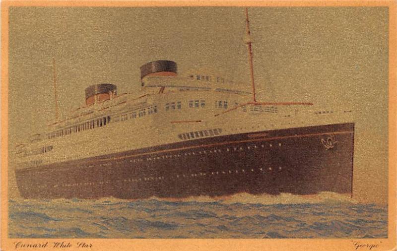 Cunard White Star, Georgic Ship 1939 