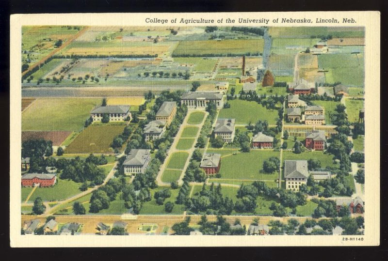 Lincoln, Nebraska/NE Postcard,Aerial Of University Of NE, College Of Agriculture