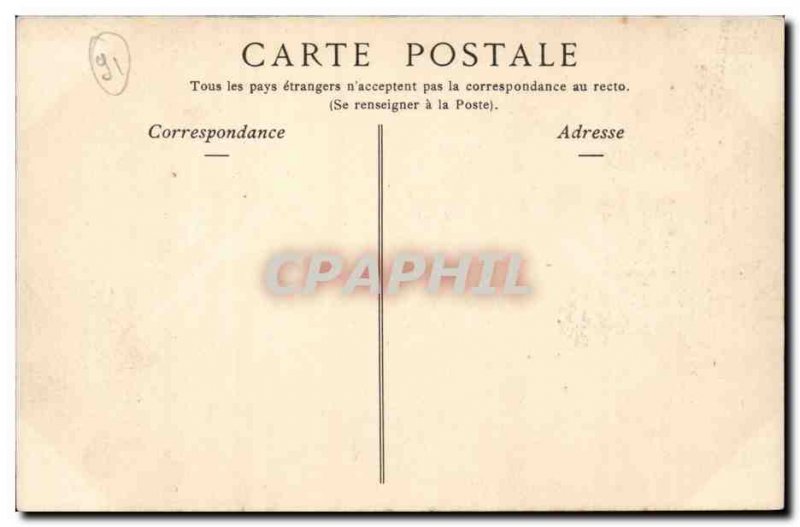 Draveil Old Postcard Interior of & # 39eglise