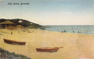 Elba Beach Bermuda Postal used unknown 