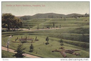 Garden at Bush's Residence, Pasadena, California,  00-10s