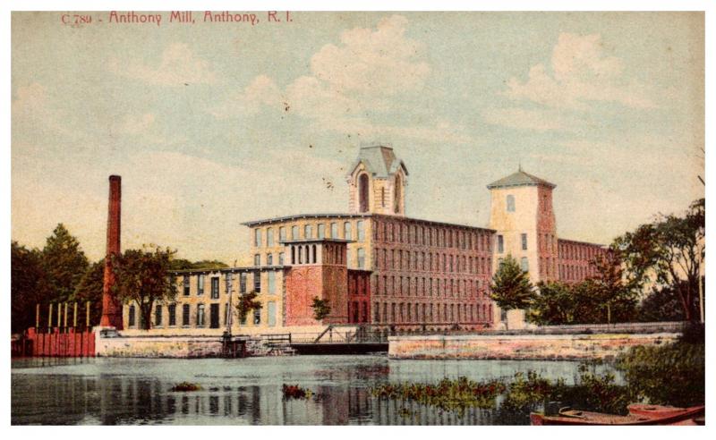 Rhode Island Anthony, Anthony Mill,  Anthony Cancel 1910