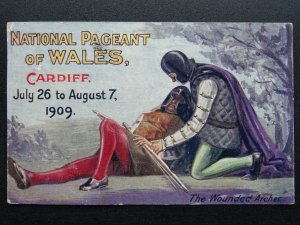 Wales Cardiff NATIONAL PAGEANT OF WALES July 26th to Aug 7th 1909 Postcard