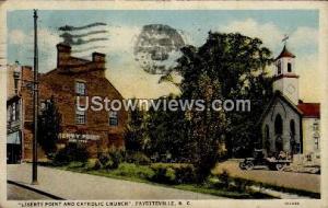 Liberty Point and Catholic Church Fayetteville NC 1930