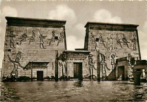 Egypt Asswan Submerged Pylons of Philae Temple