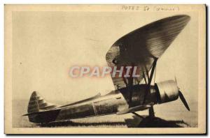 Old Postcard Jet Aviation Potez 50 Gnome Rhone 14