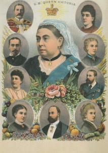 Queen Victoria National Portrait Gallery Painting Postcard