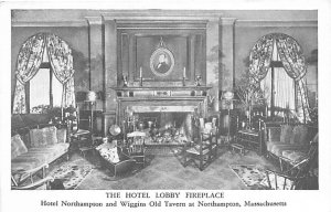 The Hotel Lobby Fireplace Hotel Northampton and Wiggins Old Tavern - Northamp...