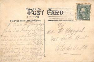 Madison Wisconsin Princess Worlds Sail Boat Racer Antique Postcard K103248