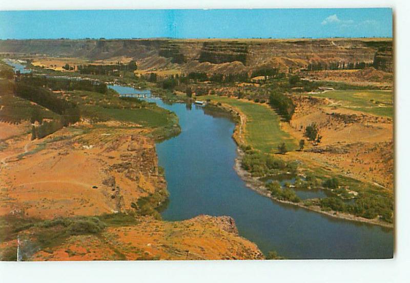 Vintage Postcard Snake River Canyon Blue Lakes Twin Falls Idaho # 2607