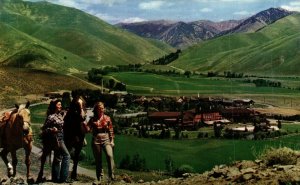 USA Sun Valley Idaho From Penny Mountain Vintage Postcard 08.45