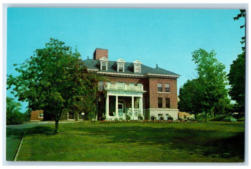 c1960's Laconia Hospital Laconia New Hampshire NH Vintage Postcard