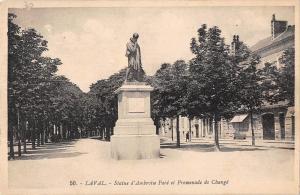 BF10122 laval statue d amboise pare et promenade de chan france       France