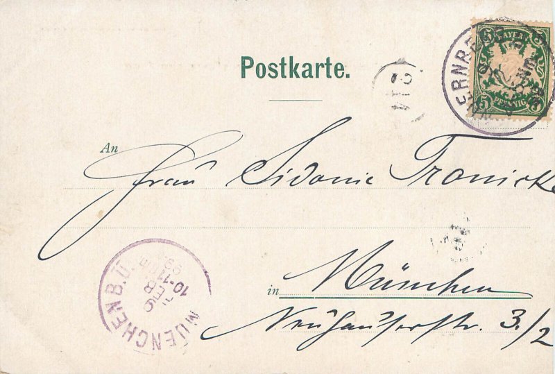 Germany Nuremberg castle 1899