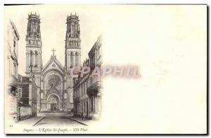 Old Postcard Angers L & # 39Eglise St. Joseph