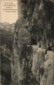 CPA LES ECHELLES Route de Saint-Pierre-d'Entremont - Tunnel du Frou (1195776)