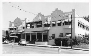 AUBURN HOTEL Auburn, California RPPC Placer County 1940s Vintage Photo Postcard